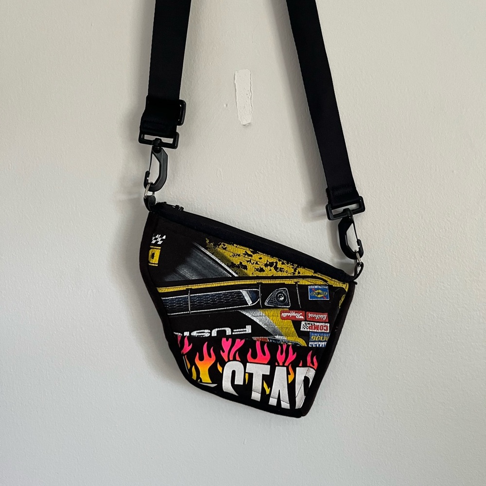 Saddle cross body bag made by Van Gibz